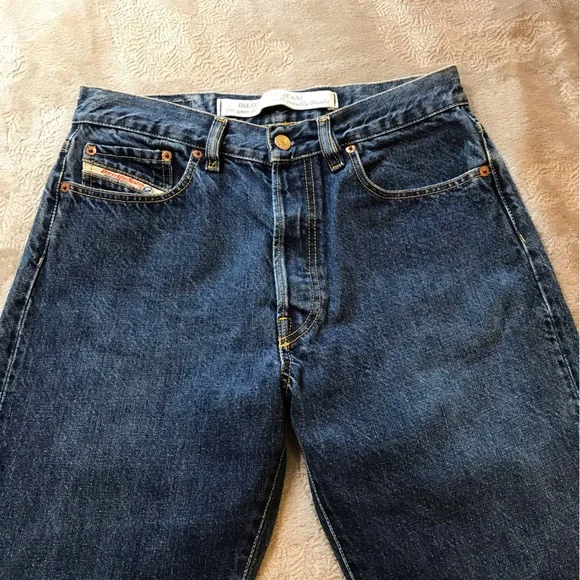 Diesel Industry blue cotton straight jeans 32 x 28 - Picture 2 of 7